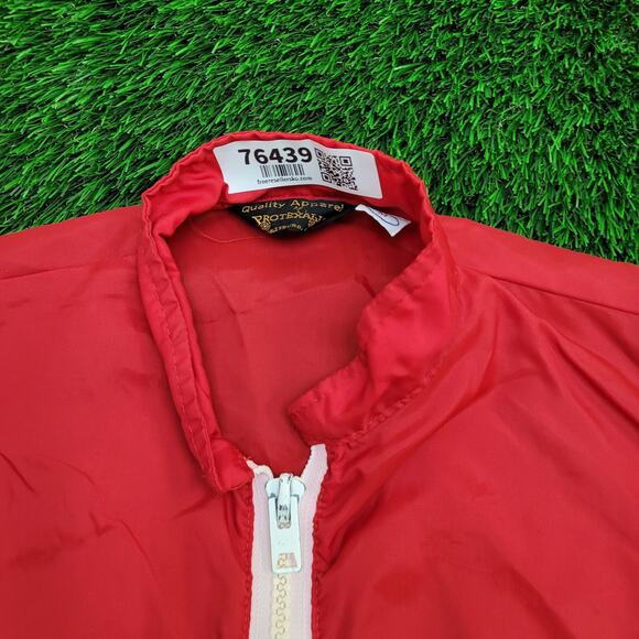 Vintage 80s Windbreaker Jacket M/L 22x25 Baggy Boxy - Picture 11 of 13